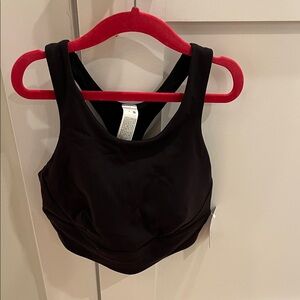 Lululemon Black Women's Wunder Train Long Line Sports Bra